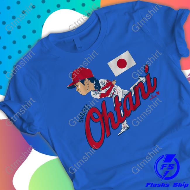 Shohei Ohtani Japan Caricature Tee Shirt