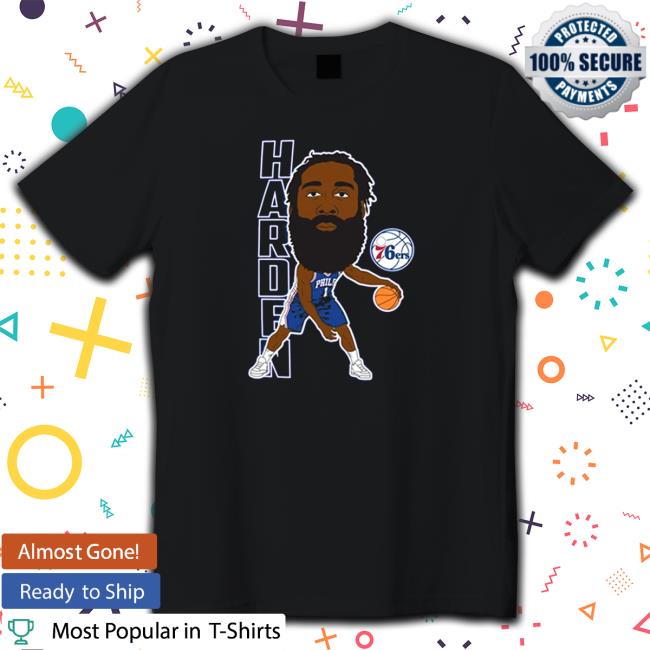 Rally House Store James Harden Philadelphia 76Ers Blue Player Super Rival Long Sleeve Tee