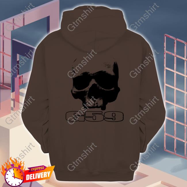 Greyfivenine Merch G59 Logo Grey Crewneck Sweatshirt G59recordsmerchandise