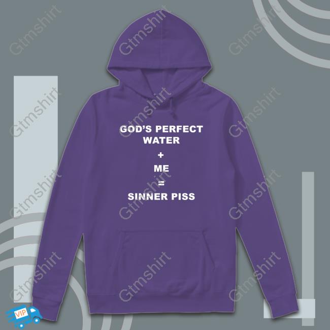 God's Perfect Water Me Sinner Piss Tee Thomas The Plank Engine