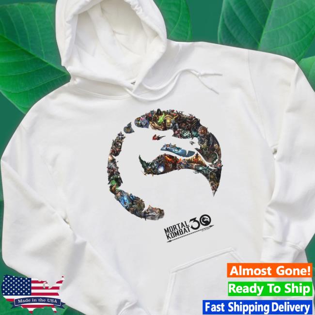 Mortal Kombat 30Th Anniversary Logo Adult Shirts