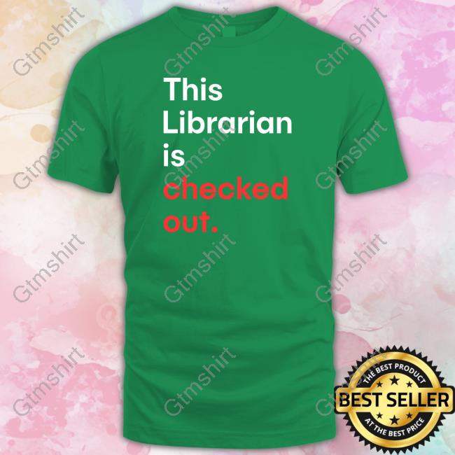 Official Robin Bradford This Librarian Is Checked Out Sweatshirt