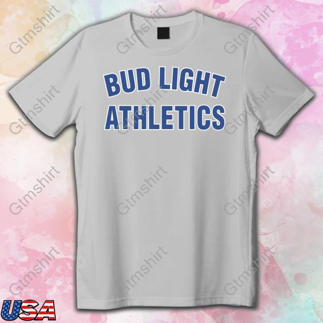 Bud Light Athletics Champion T Shirt Navy