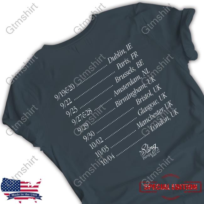 Official Piano European Tour Shirts