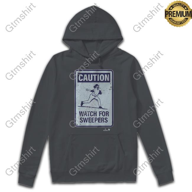 Breakingt Merch Caution Watch For Sweepers Tee