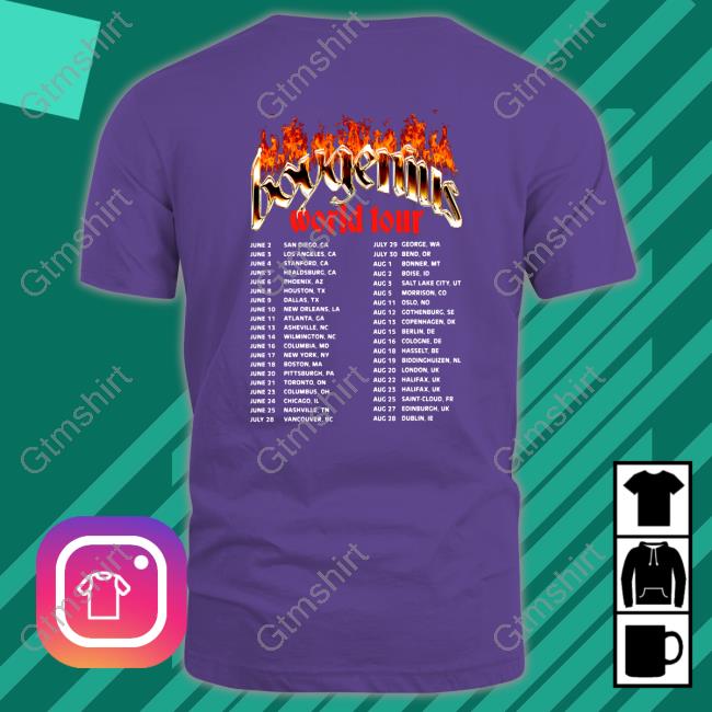 Boygenius World Tour Tee Boygenius Updates