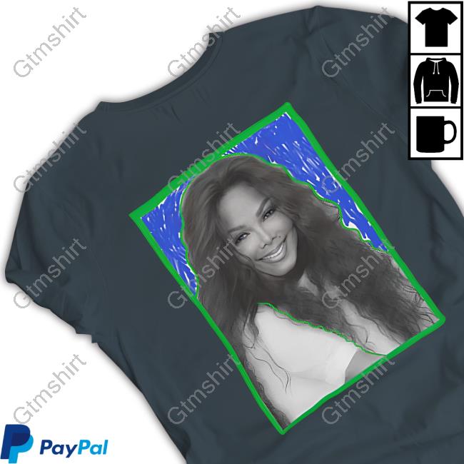 Janet Jackson White Sketch Tee