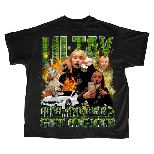 Official Lil Tay Clothing Store Shop Lil Tay Rich And Finna Get Richer ...