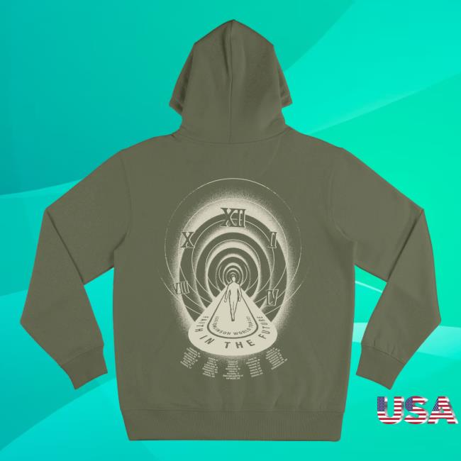 Official Louis Tomlinson Merch Store Shop LouisTomlinson Faith In The Future World Tour Army Green Hood