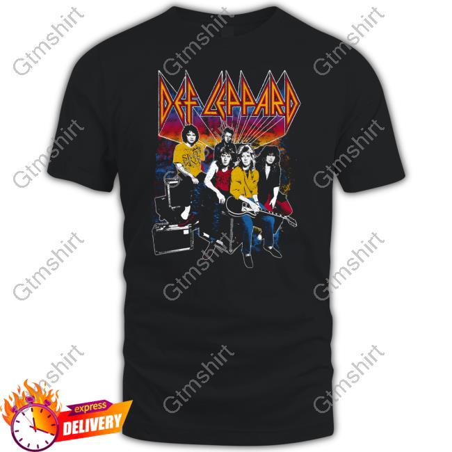Def Leppard Merch Road Case T-Shirt