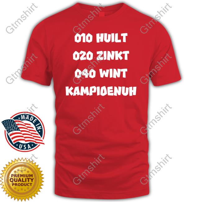 010 Huilt 020 Zinkt 040 Wint Kampioenuh Hoodie
